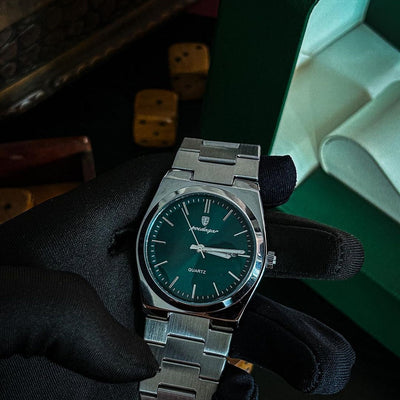 Elegante & Zeitlose Herren Armbanduhr 41mm