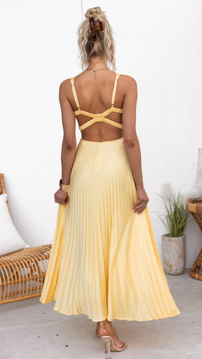 Sommerliches Plissee Maxikleid für Damen – Elegant & Bequem