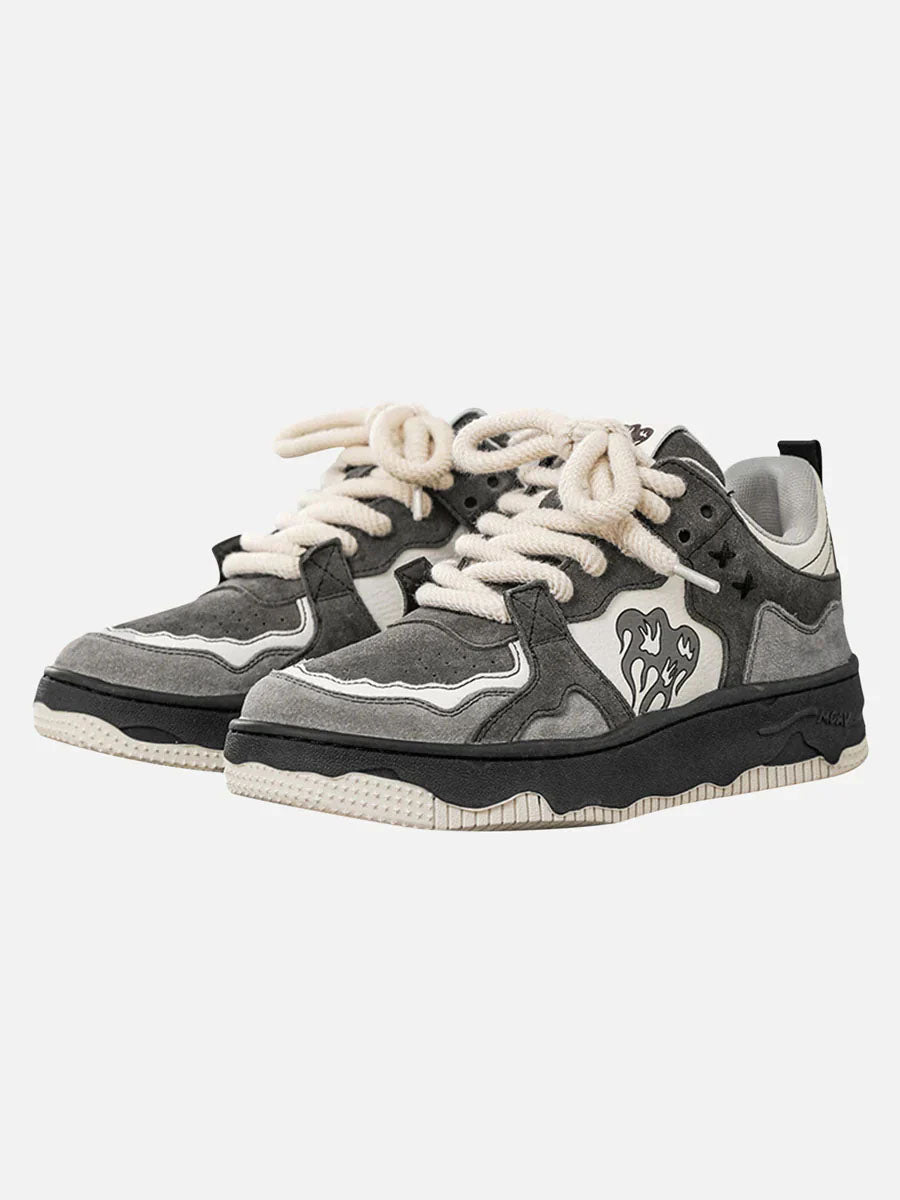 Elias - Stilvolle Vintage-Skateboard-Schuhe für Herren mit Grip