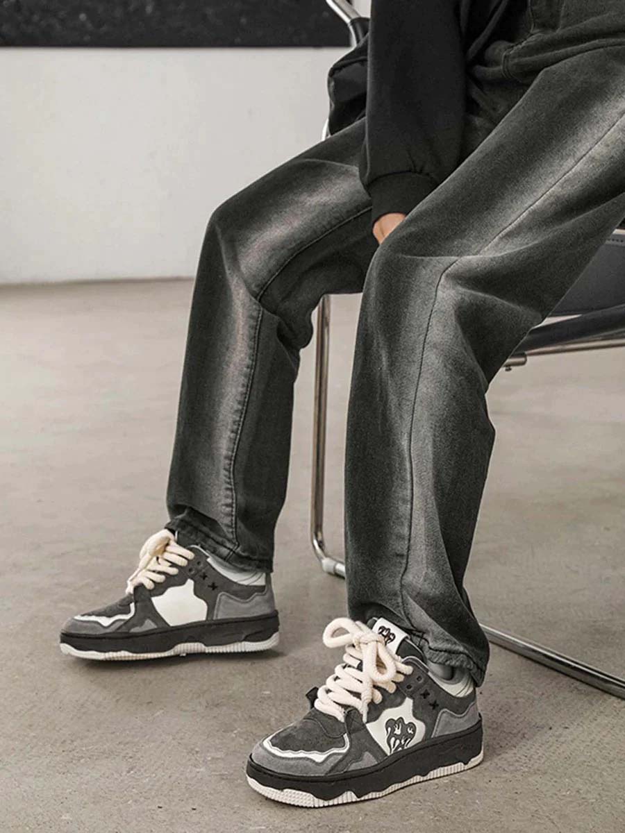 Elias - Stilvolle Vintage-Skateboard-Schuhe für Herren mit Grip