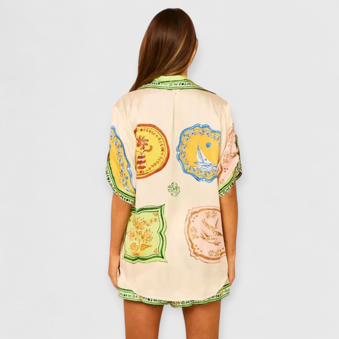 Rhoswen | Lässiges Shorts-Set