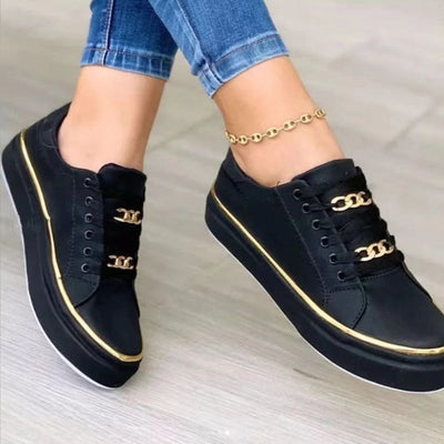 Sportliche Damen Sneaker aus Textil | Freizeit Turnschuhe
