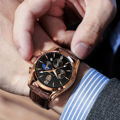 Elegante Analog Herren Armbanduhr