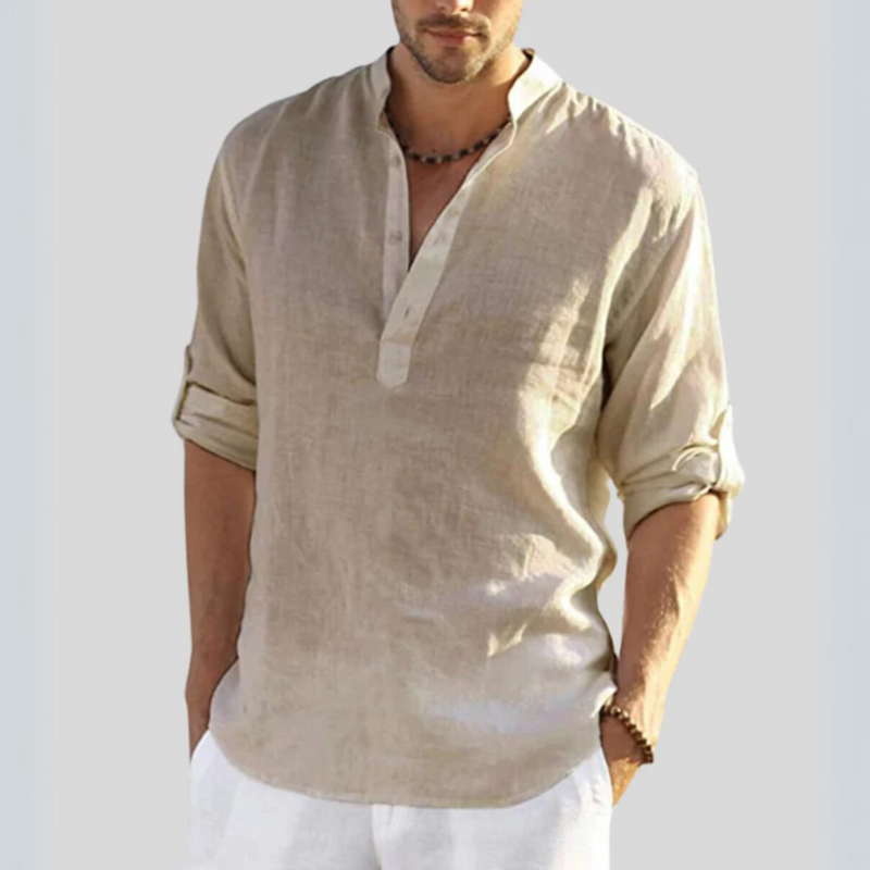 Pierre | Vielseitiges Herrenhemd aus hochwertigem Leinen