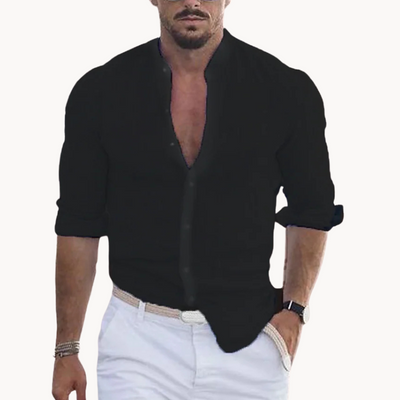Ronnie | Mühelos elegant Herren Leinenhemd