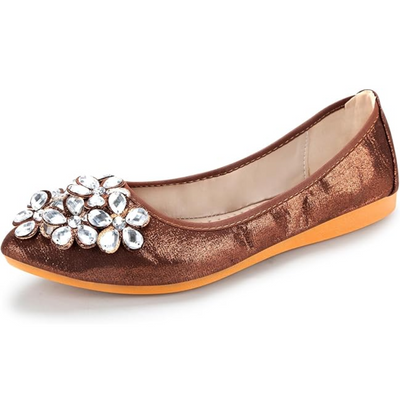 Chinbee - Glamouröse Strass-Ballerinas für Damen