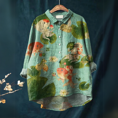 Ruthie™ - Fisch Kunst Shirt