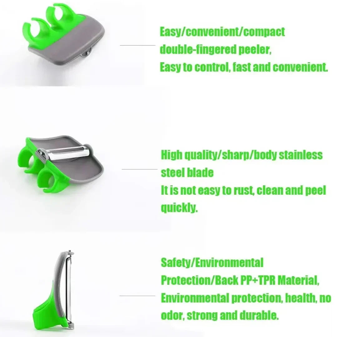 PeelRing™ | Finger-Gemüseschäler-Set