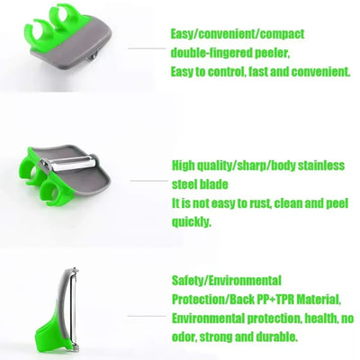 PeelRing™ | Finger-Gemüseschäler-Set
