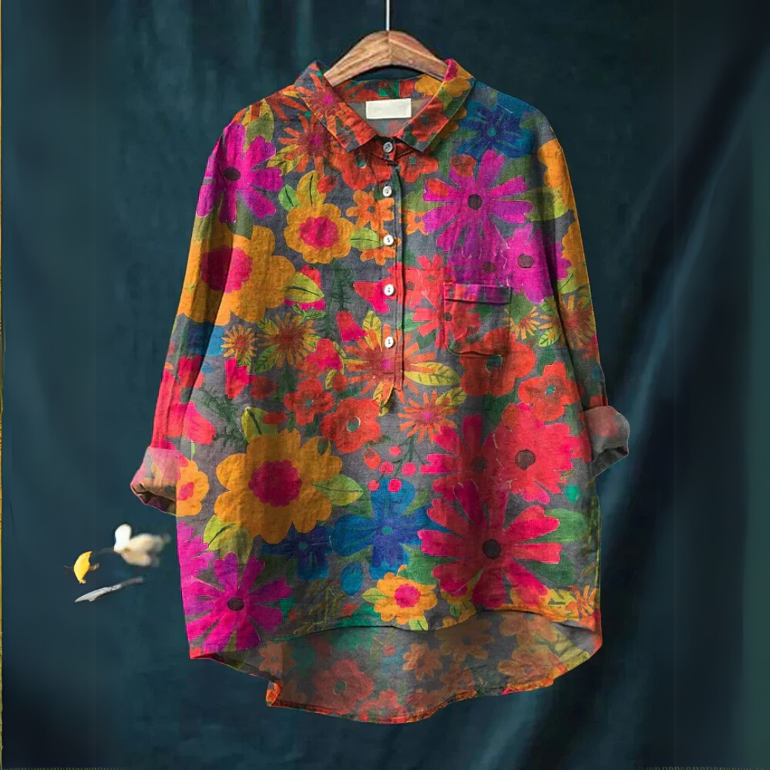 Violet™ - Pflanzenkunst Shirt