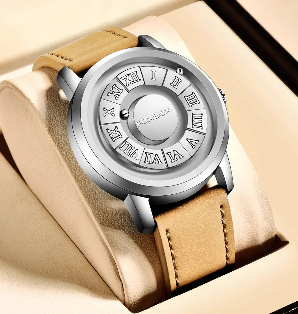 Elegante Herren Quarz-Armbanduhr