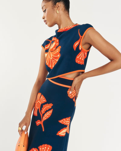 Manila™ – Marineblauer Dune Top