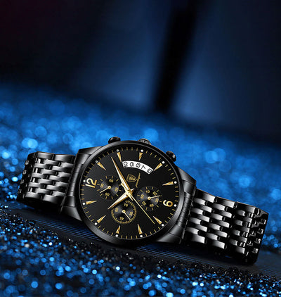 Elegante Herren Stahlarmbanduhr