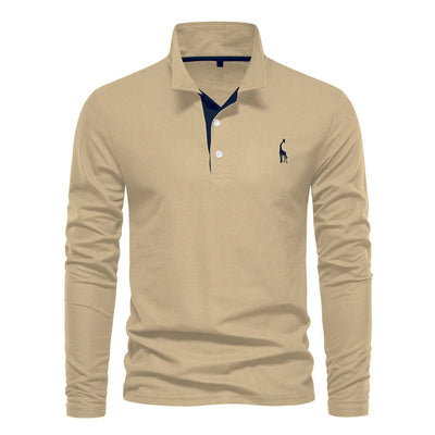 Langarm Herren Polo Pullover