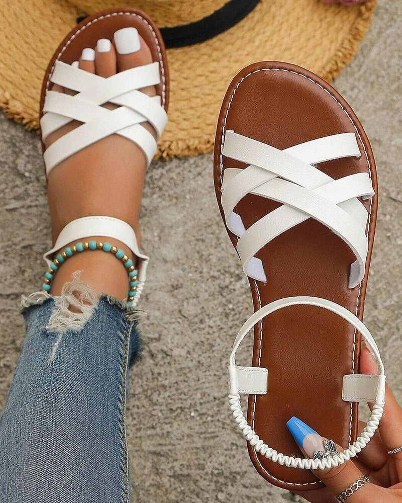 Sommer Sandalen – Veganes Leder, feminines Design, rutschfest
