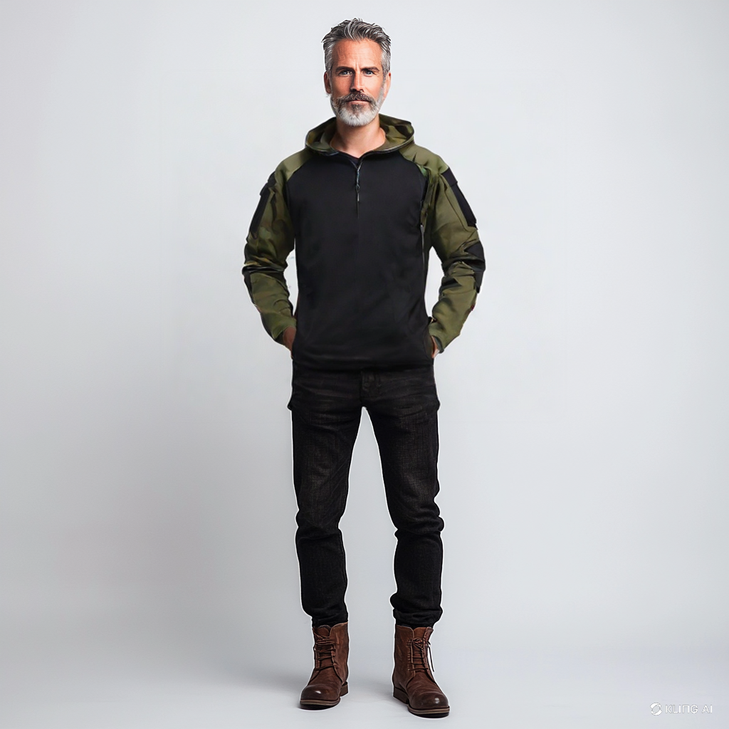 Bernd™ Taktischer Herren-Hoodie