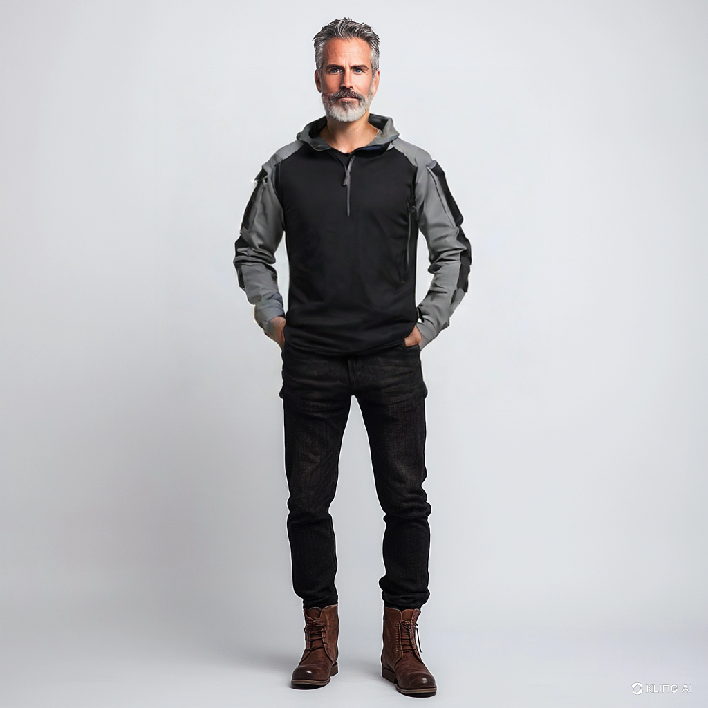 Bernd™ Taktischer Herren-Hoodie