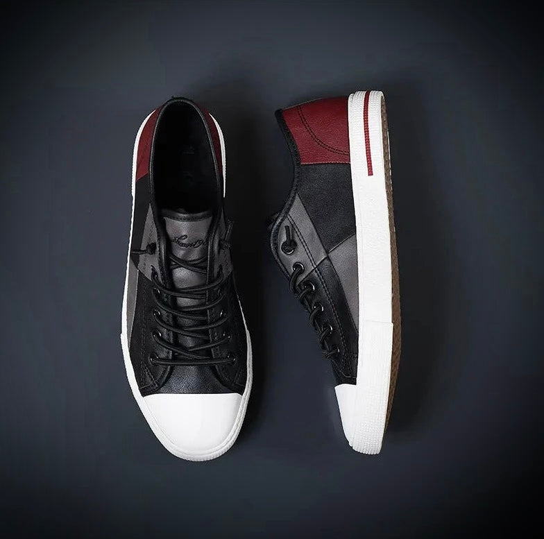 Elegante Herren Leder Sneakers