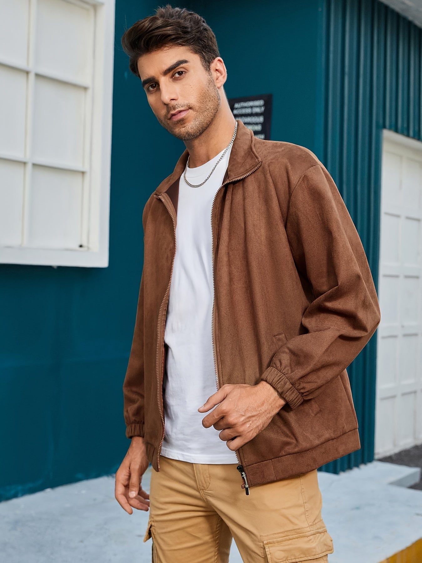 Vintage Herren Reißverschluss-Jacke