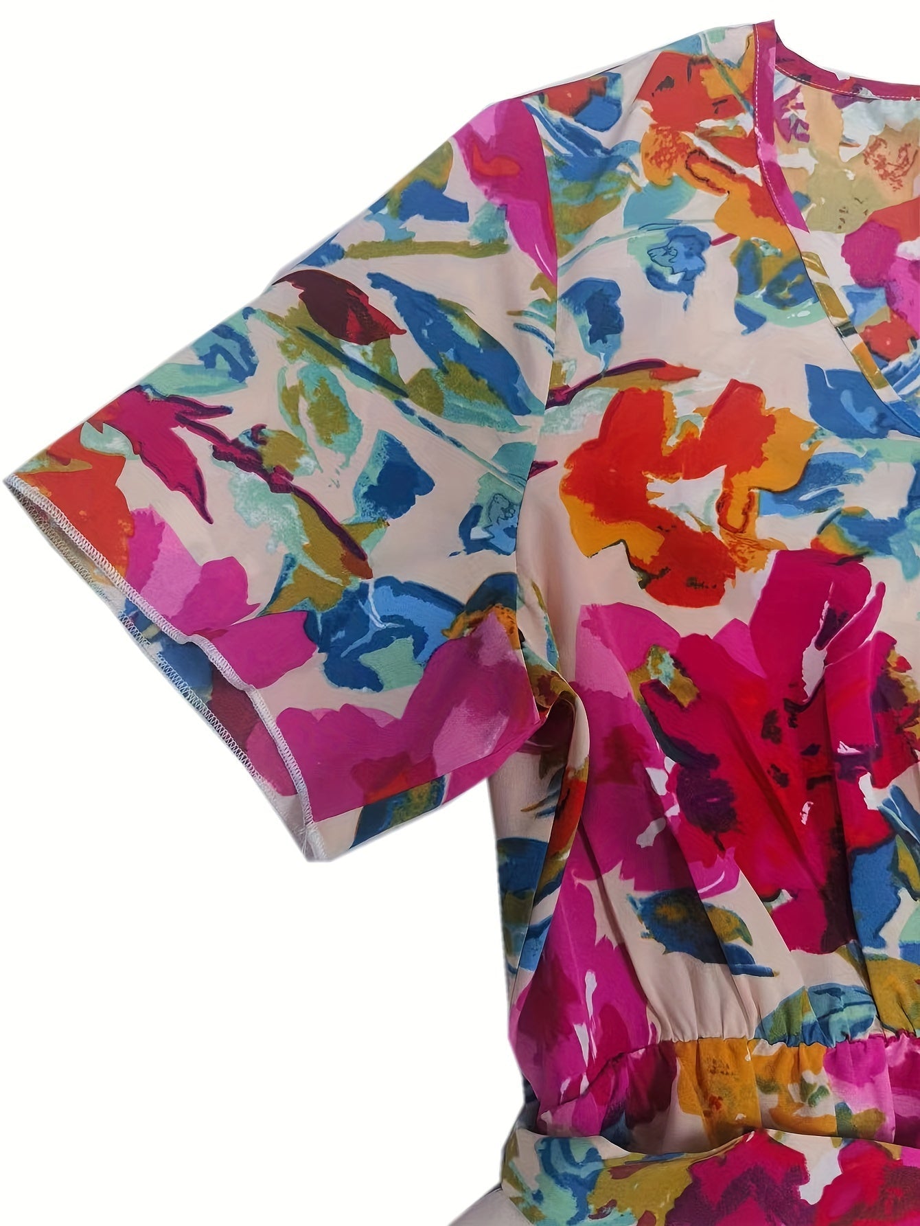 Amara | Plus Size Blumen-Kleid