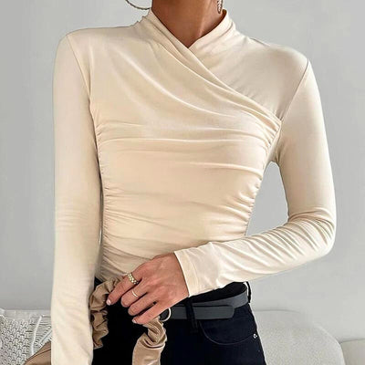 JANE - Klassisches Cross-Neck Top