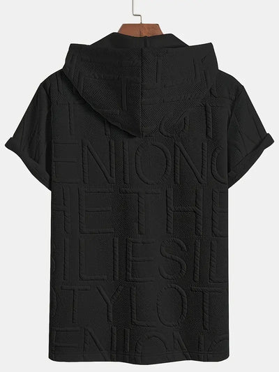 Henryk – Elegante Kurze Ärmel Kapuzen Mit Reißverschluss