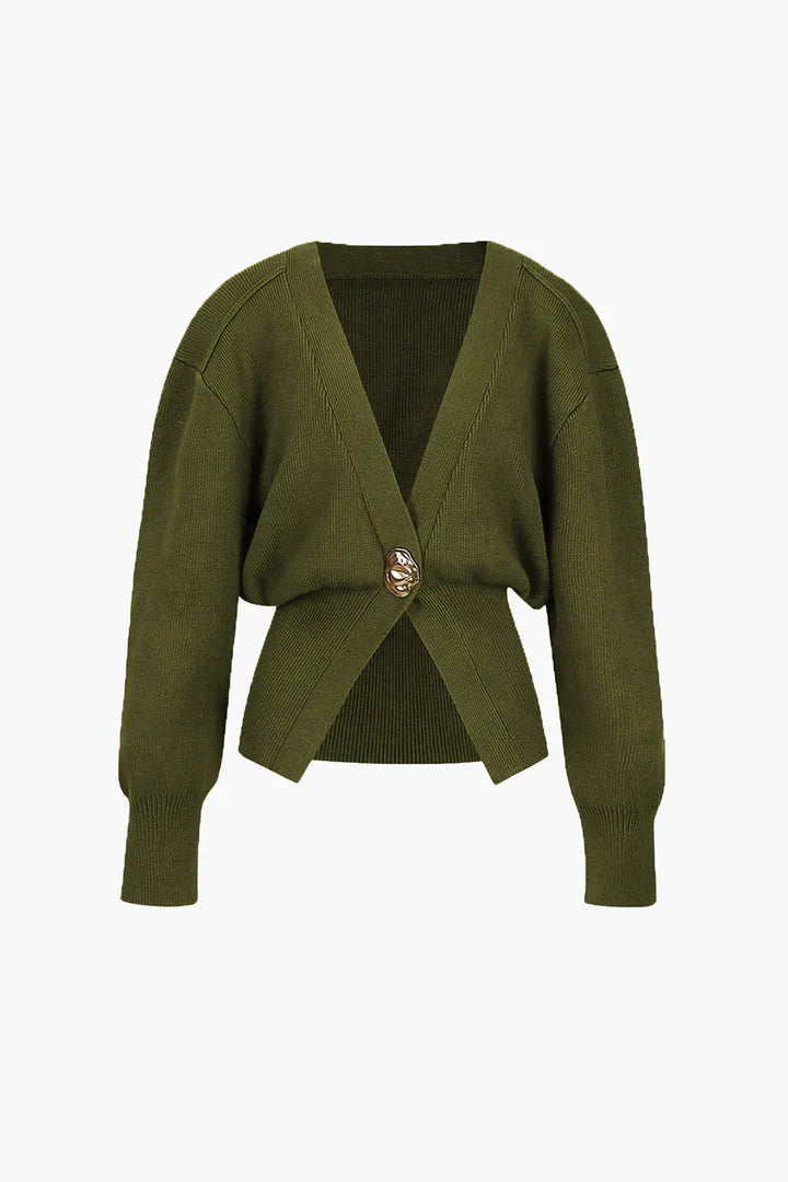 Marylynn Strickjacke mit Knopfleiste