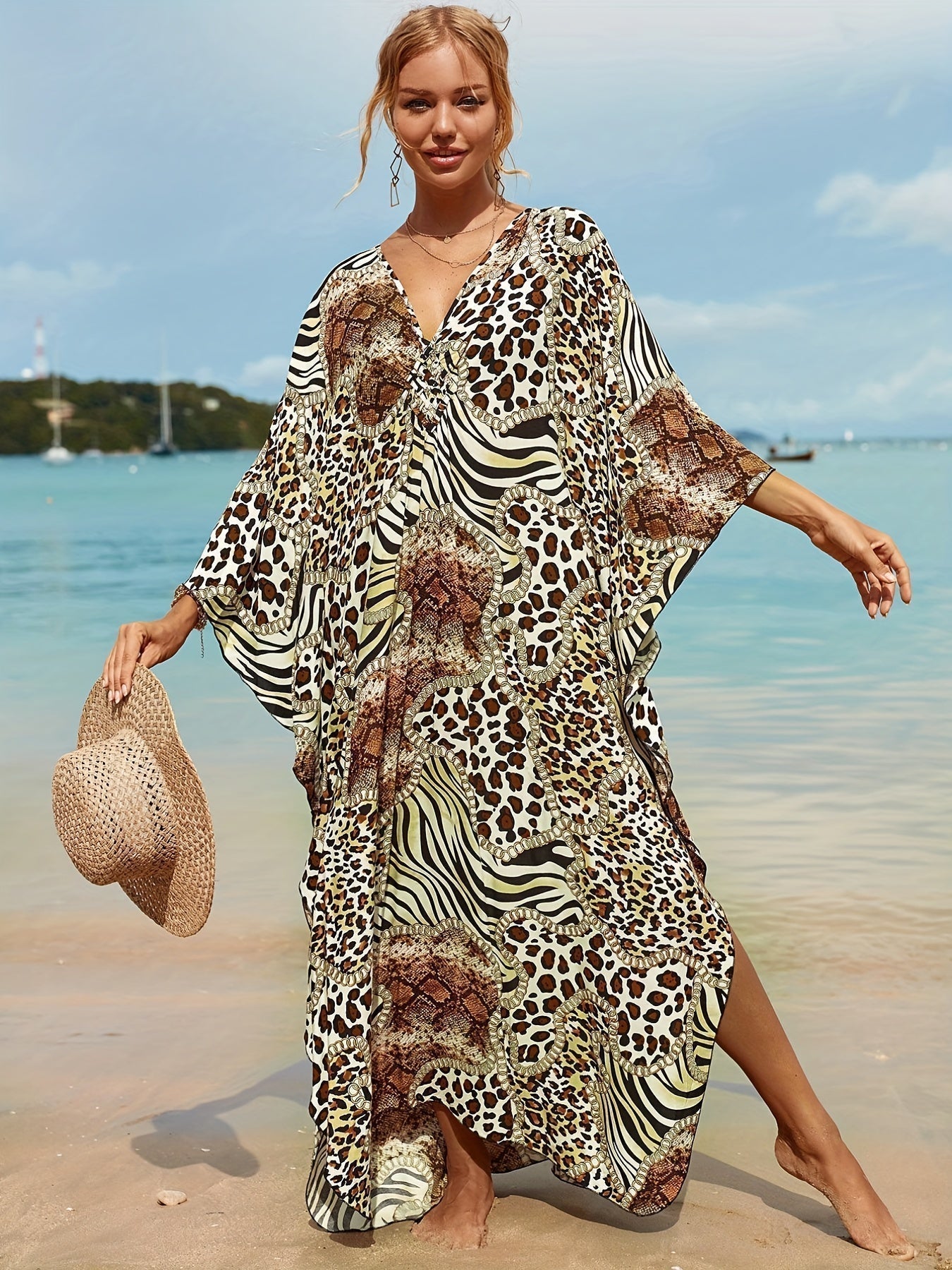 🌴 Tropisches Kleid aus Bambusfaser 🌴