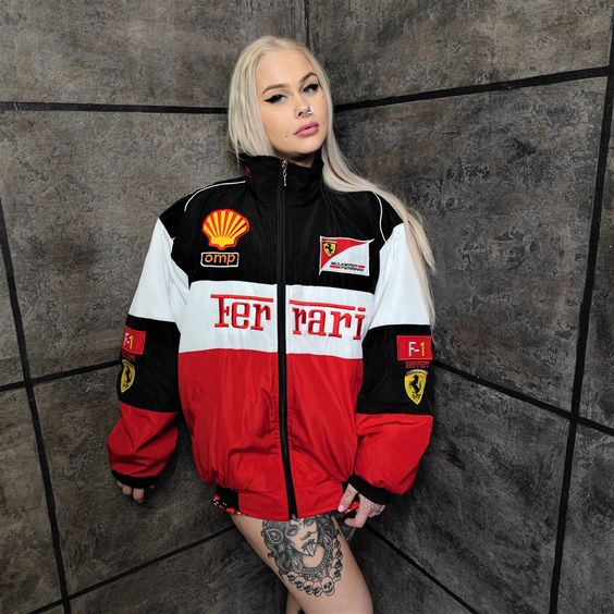 Comfry™ | Unisex Vintage Rennjacke im Ferrari-Stil