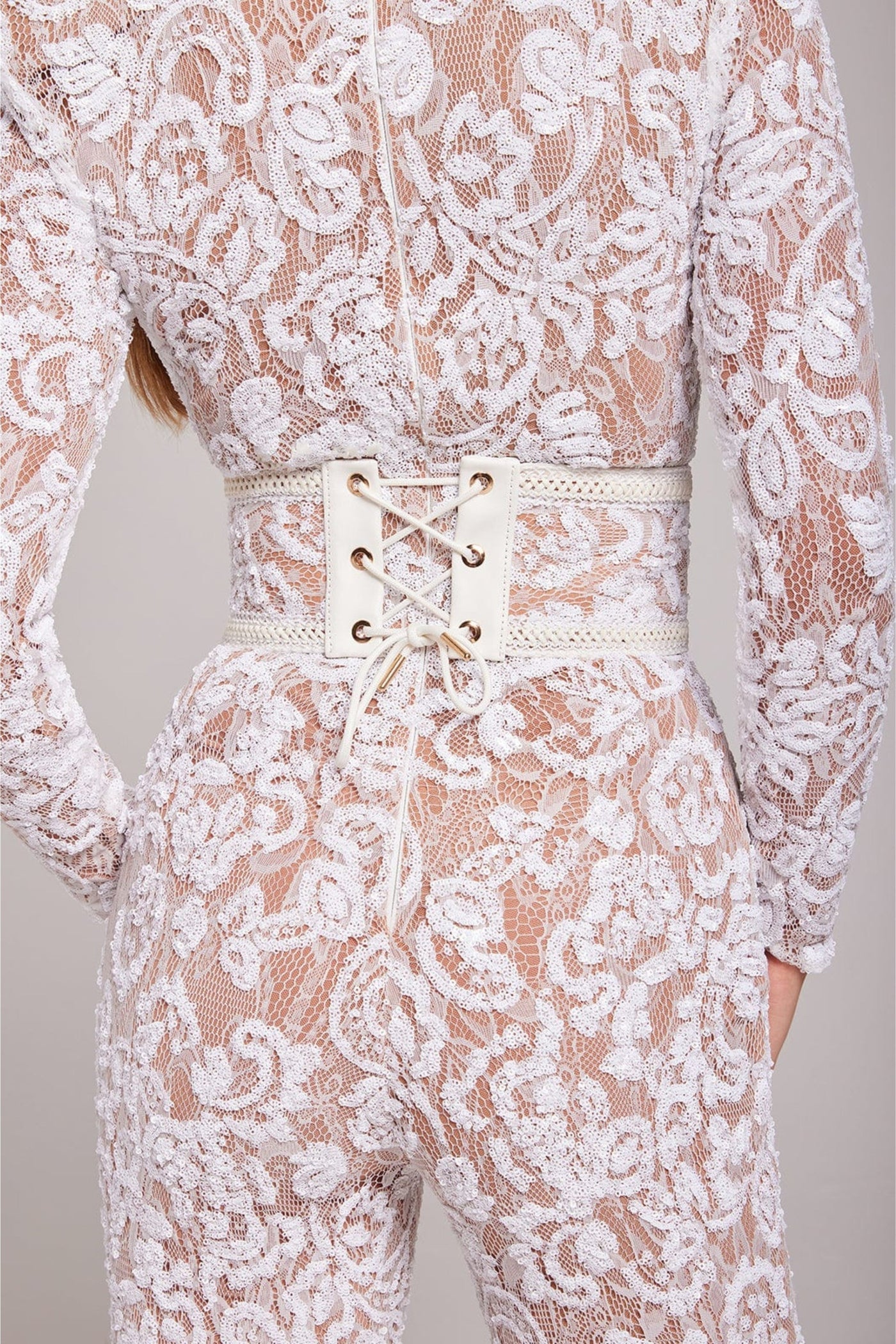 Spitzen-Jumpsuit | Elegant & Verführerisch | Figurbetonter Schnitt