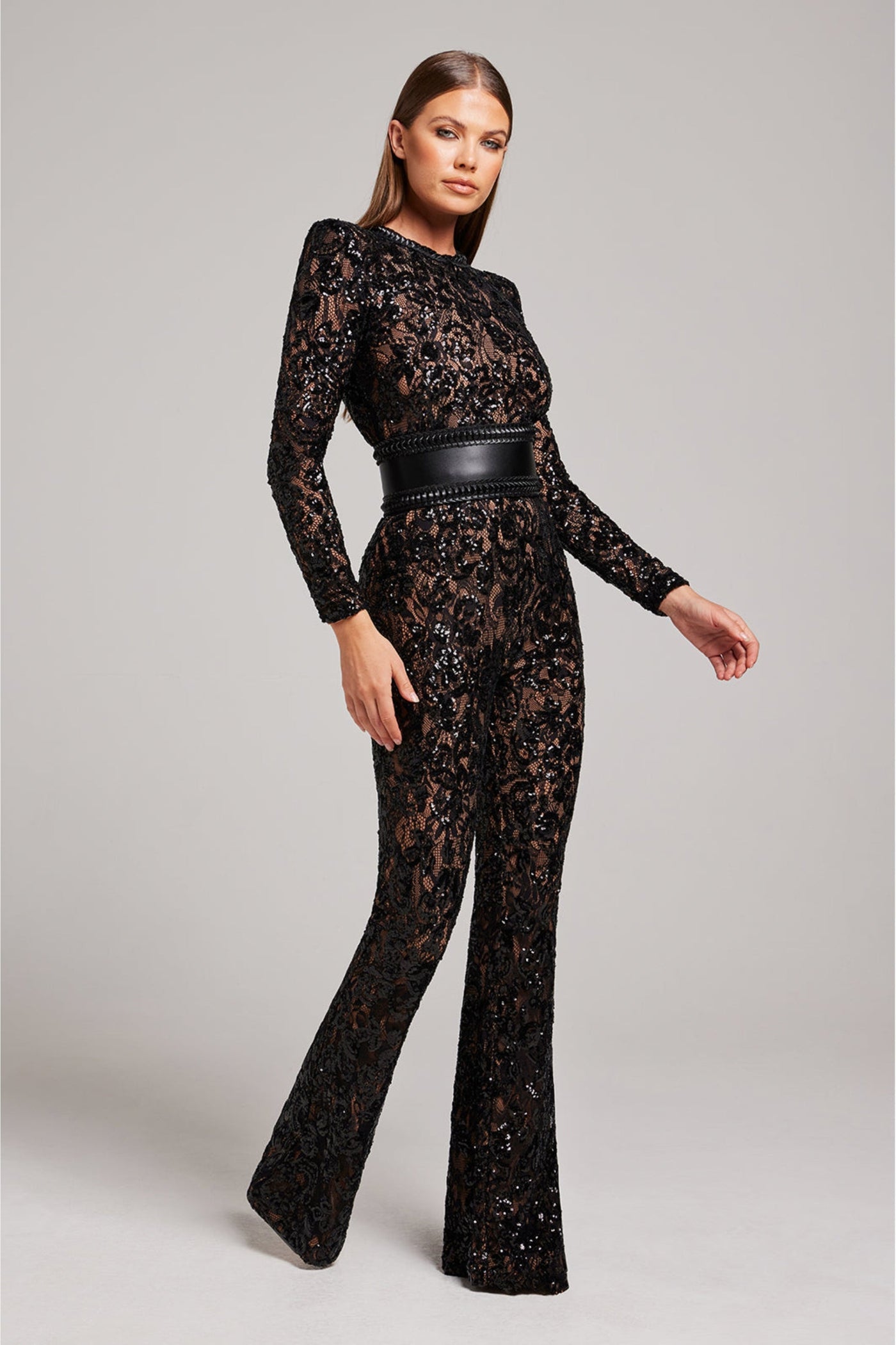 Spitzen-Jumpsuit | Elegant & Verführerisch | Figurbetonter Schnitt