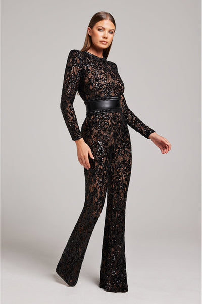 Spitzen-Jumpsuit | Elegant & Verführerisch | Figurbetonter Schnitt