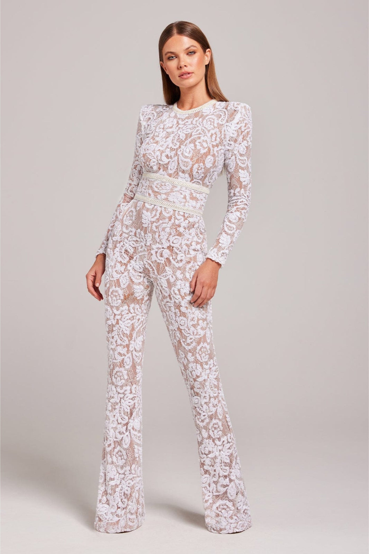 Spitzen-Jumpsuit | Elegant & Verführerisch | Figurbetonter Schnitt