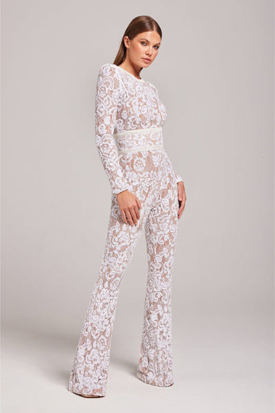 Spitzen-Jumpsuit | Elegant & Verführerisch | Figurbetonter Schnitt