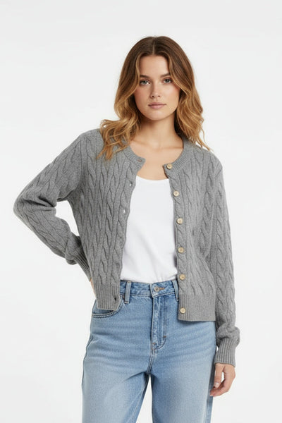 Keira | Damenpullover mit Zopfmuster