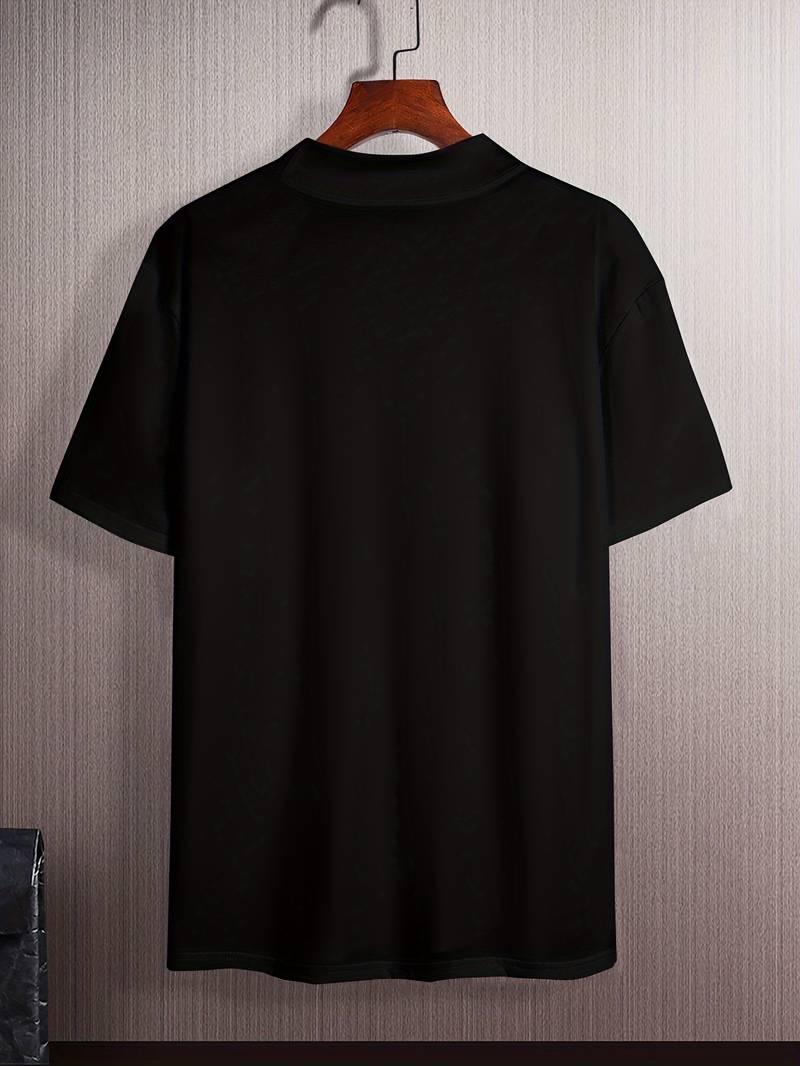 Radoslav | Stilvolles T Shirt mit Erhobenem Kragen für Herren