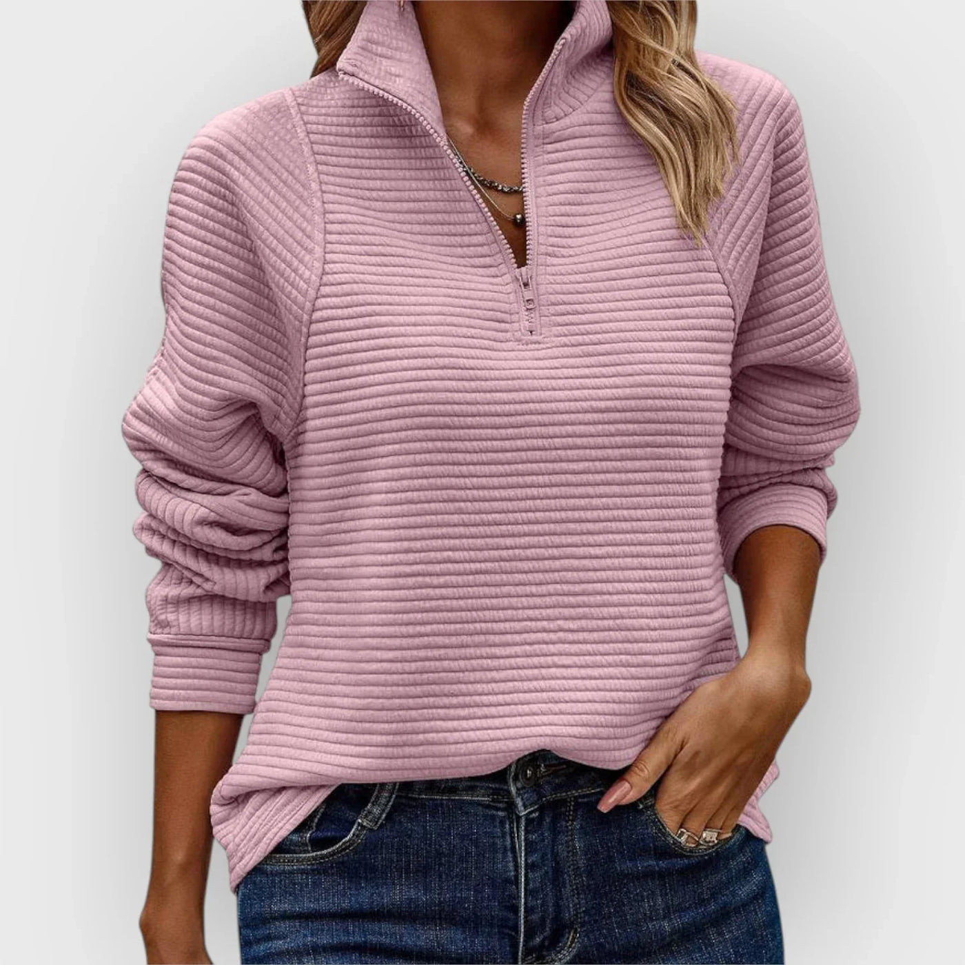 Gisela | Halb-Zip Pullover