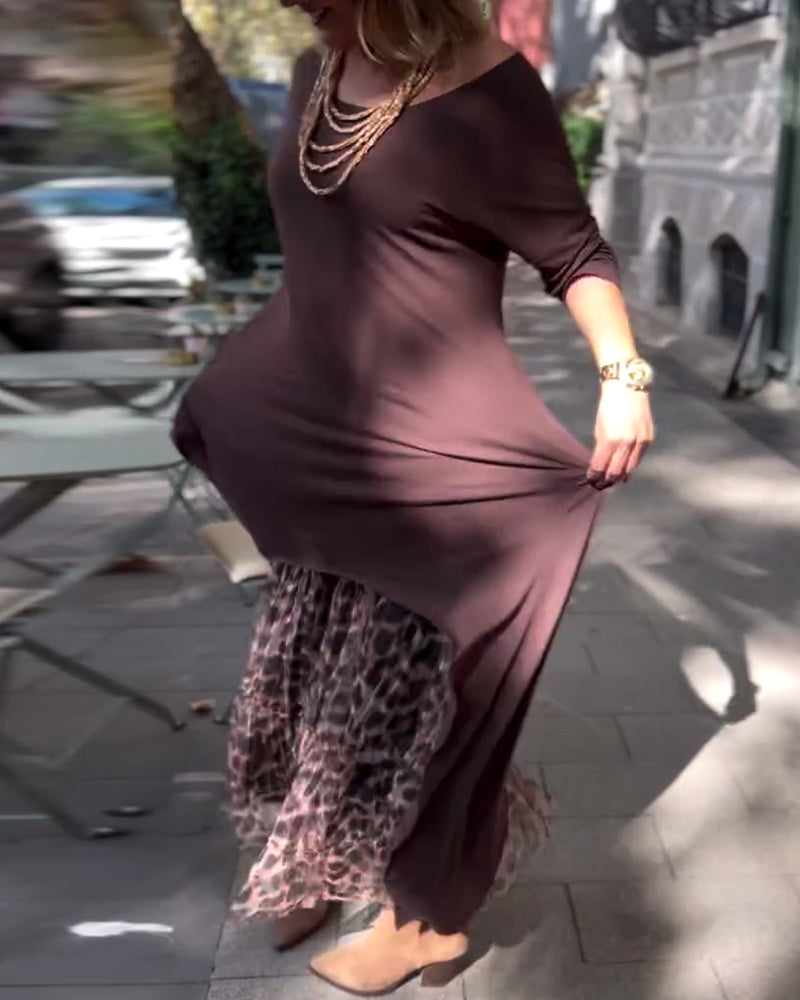 RAFFAELLA | Asymmetrisches Kleid mit langen Ärmeln und Tüll-Effektrock für einen eleganten und einzigartigen Look