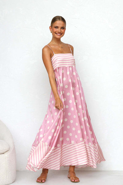 Maxikleid mit Trägern | Eleganter Schnitt | Fließende Silhouette