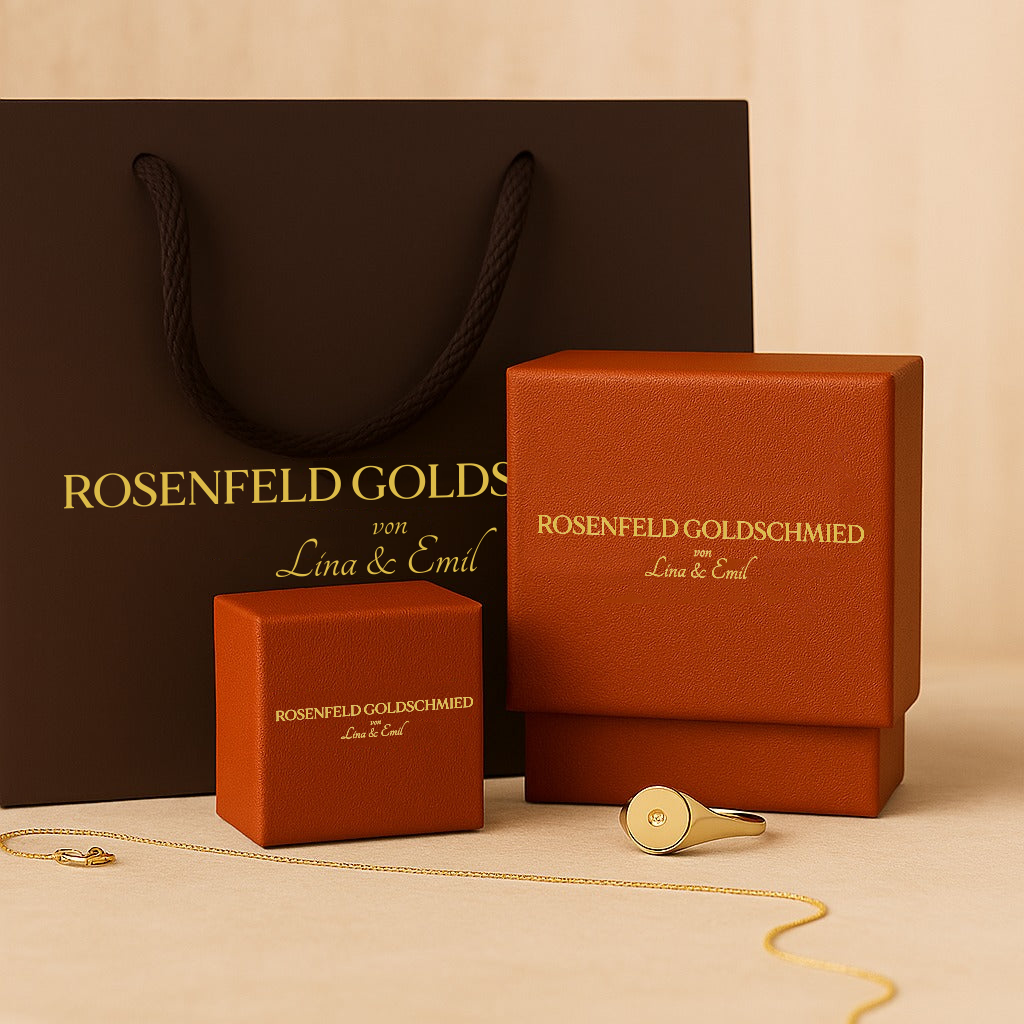 Diamant Blase Ring | Gold