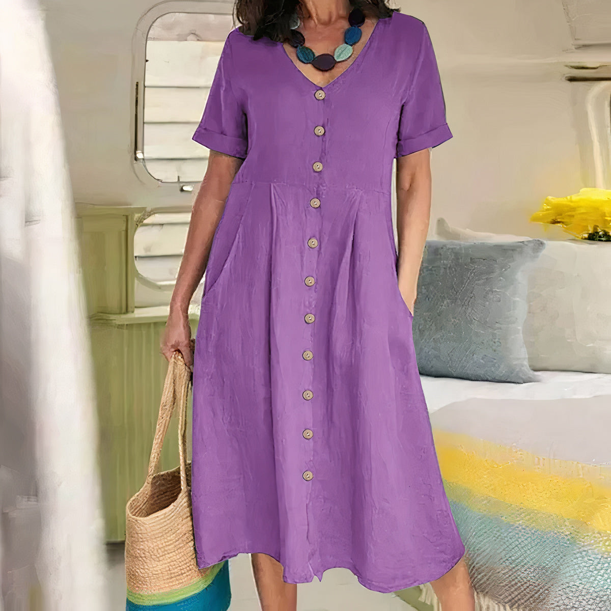 Yasmin™ - Müheloses Knopfkleid