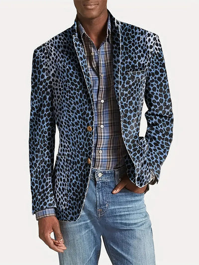Constantin | Chic Leopard Print Casual Herren Blazer