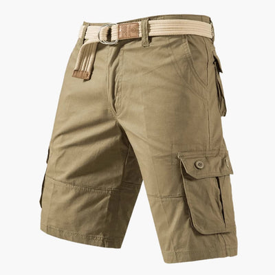 Cargoshorts mit Gürtel und Taschen - für Herren im Freizeitstil