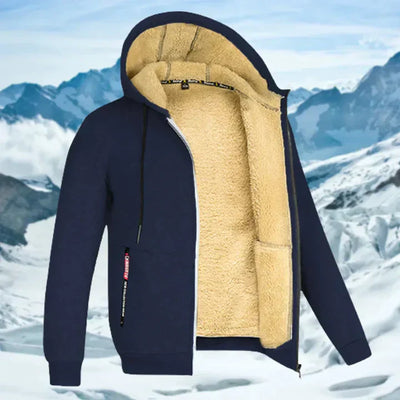 Arie – Herren Winterjacke mit Kapuze und Fleece