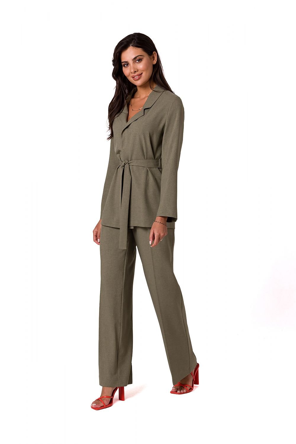 Hosenanzug mit Taillengürtel | Elegantes Design | Fließende Silhouette