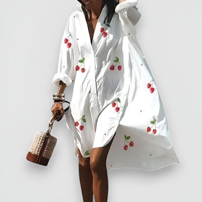 Kleid mit Print | Lockerer Schnitt | Sommerlicher Flair