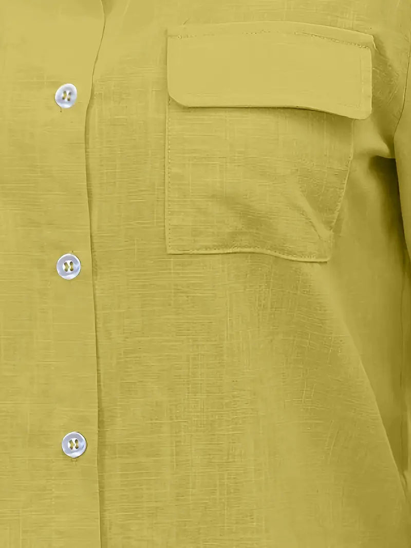 Athena - Baumwollhemd Mit Fronttaschen