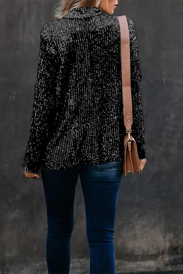 Eleganter Damenblazer mit Pailletten