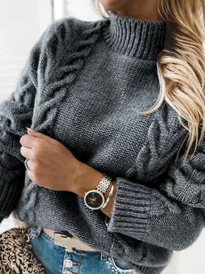 Damen-Rollkragenpullover im femininen Stil -Beatrix