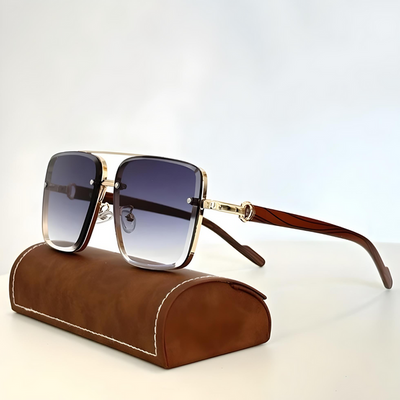 VintEdge – Retro Sonnenbrille in Quadratischer Form